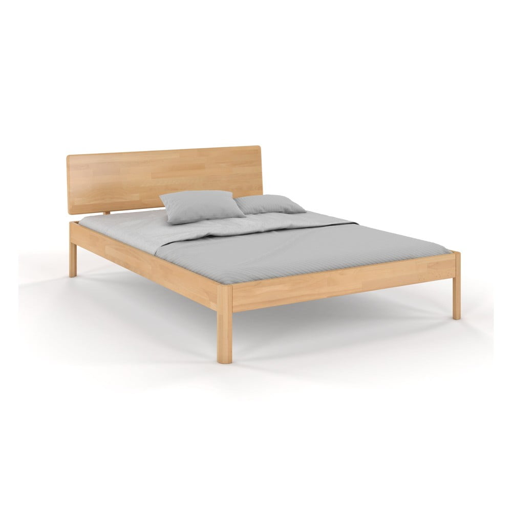 Pat 90x200 cm în culoare naturală din lemn masiv de fag Ammer – Skandica Pat 90x200 cm în culoare naturală din lemn masiv de fag Ammer – Skandica