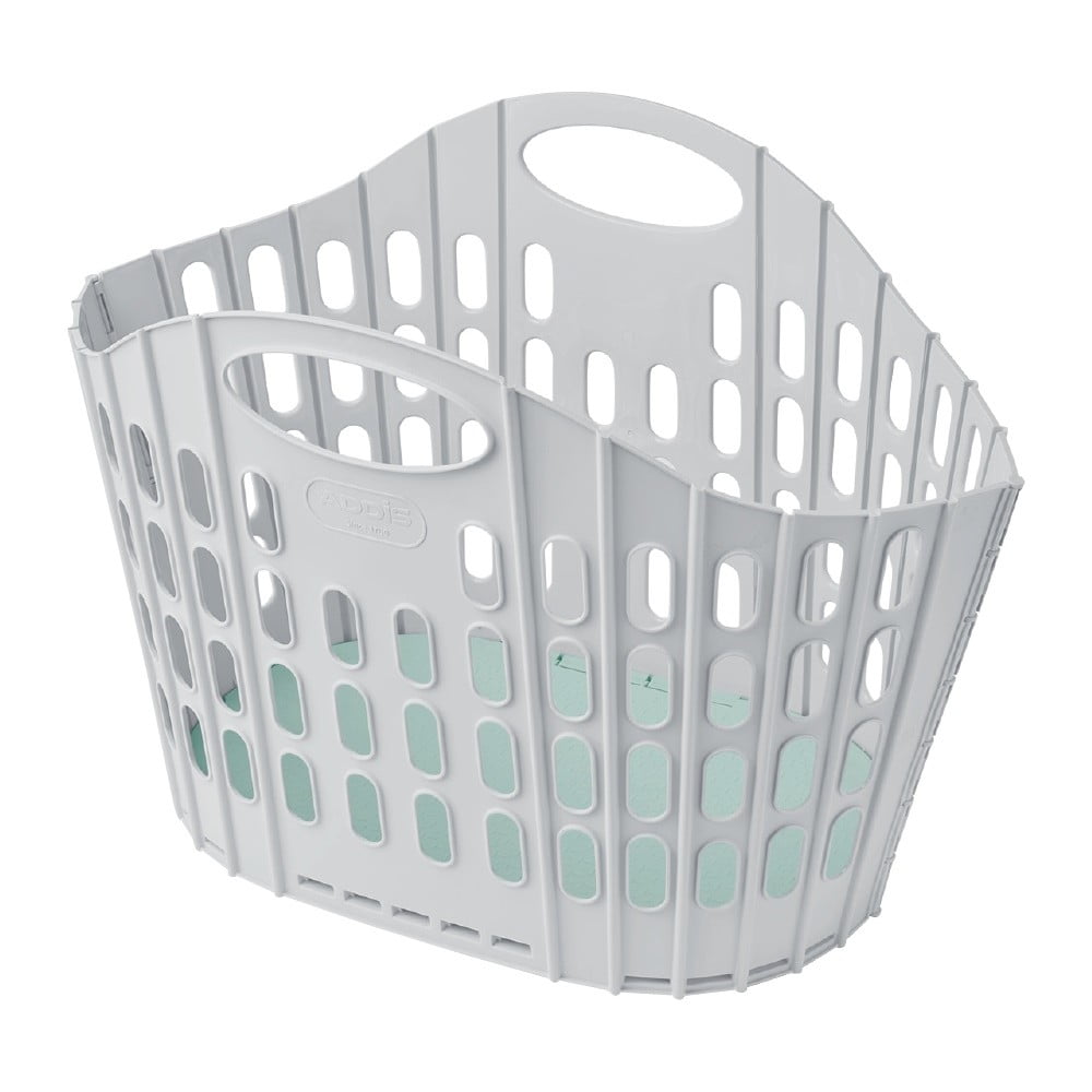 Coș de rufe pliabil Addis Flat Folding Laundry Basket, gri - verde Coș de rufe pliabil Addis Flat Folding Laundry Basket, gri - verde