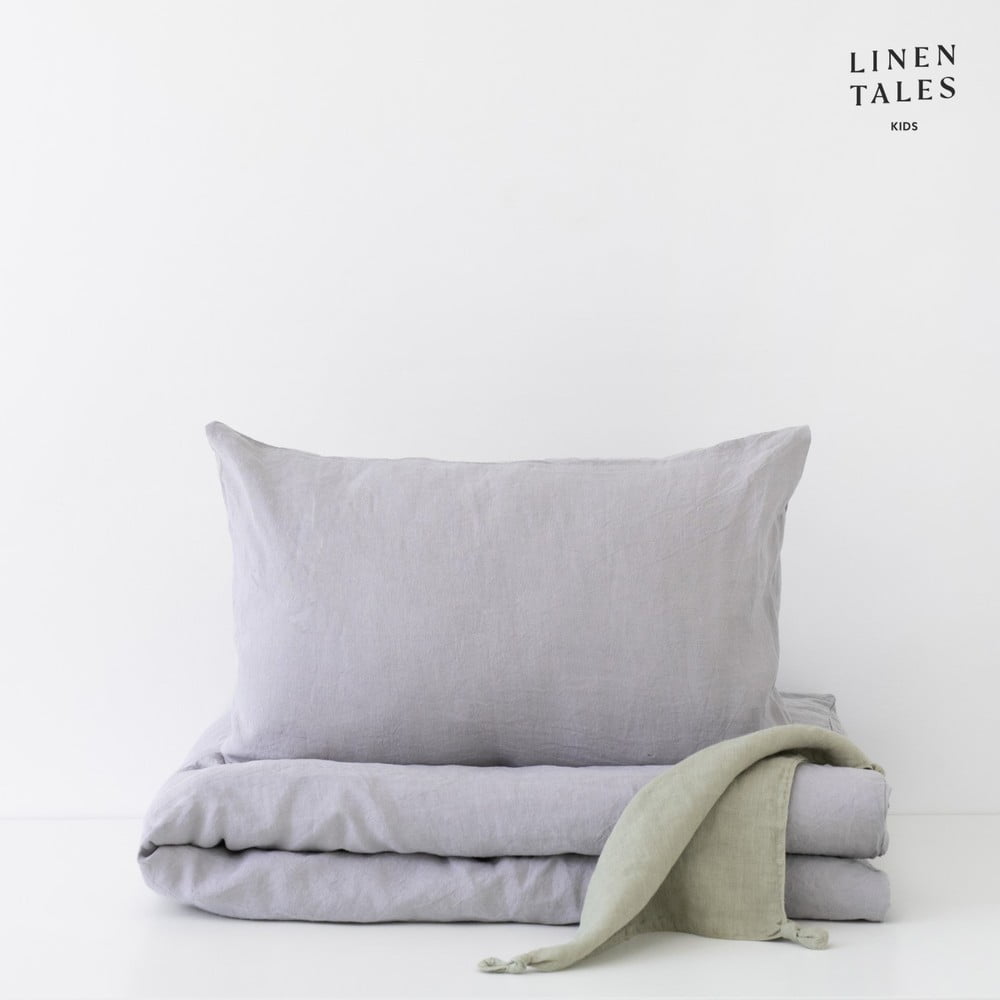Lenjerie de pat pentru copii din in pentru pătuț 100x140 cm – Linen Tales Lenjerie de pat pentru copii din in pentru pătuț 100x140 cm – Linen Tales