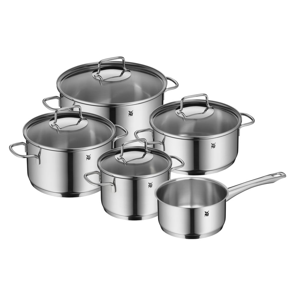 Set de vase pentru gătit 9 buc. din oțel inoxidabil Astoria – WMF Set de vase pentru gătit 9 buc. din oțel inoxidabil Astoria – WMF