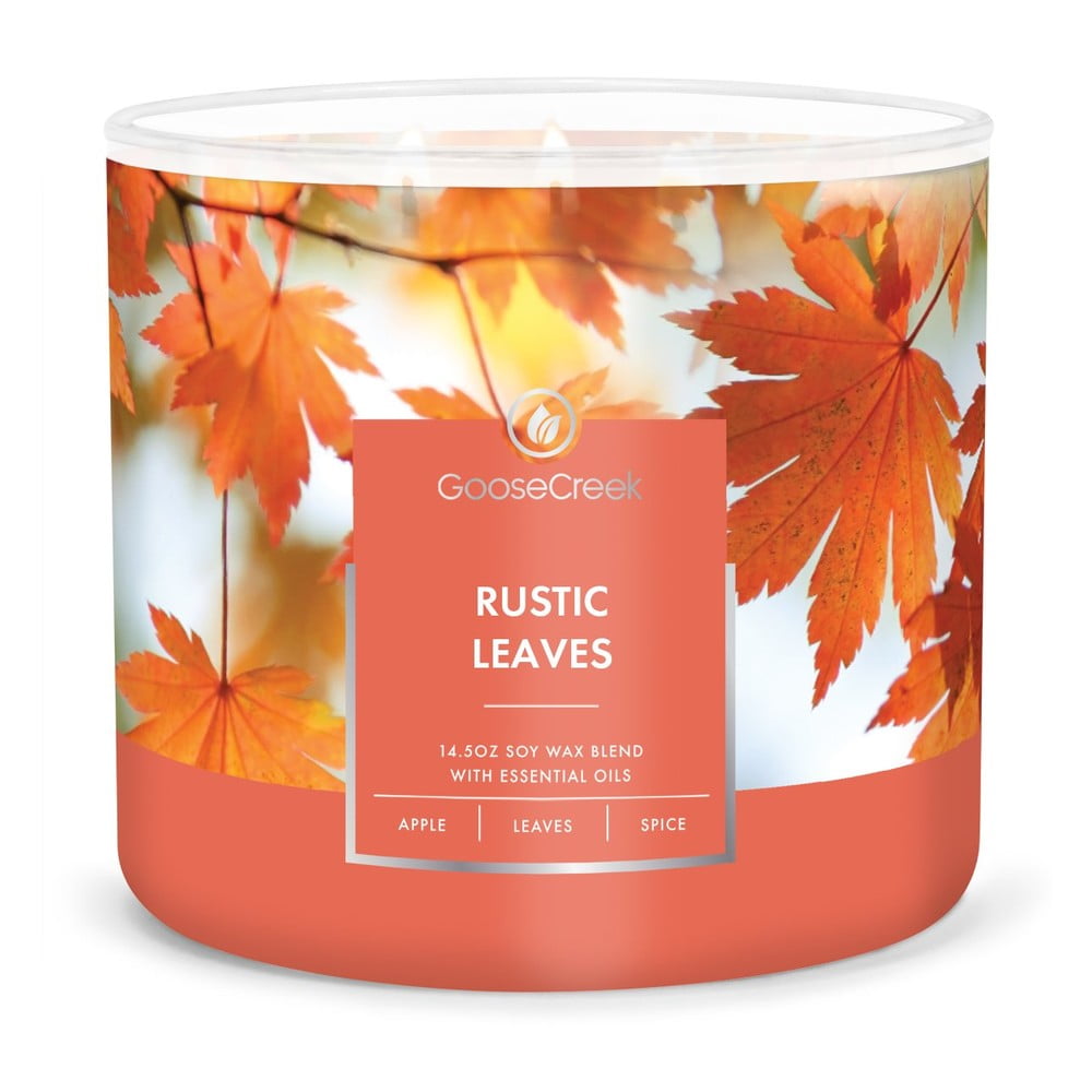 Lumânare parfumată din ceară de soia timp de ardere 35 h Rustic Leaves – Goose Creek Lumânare parfumată din ceară de soia timp de ardere 35 h Rustic Leaves – Goose Creek
