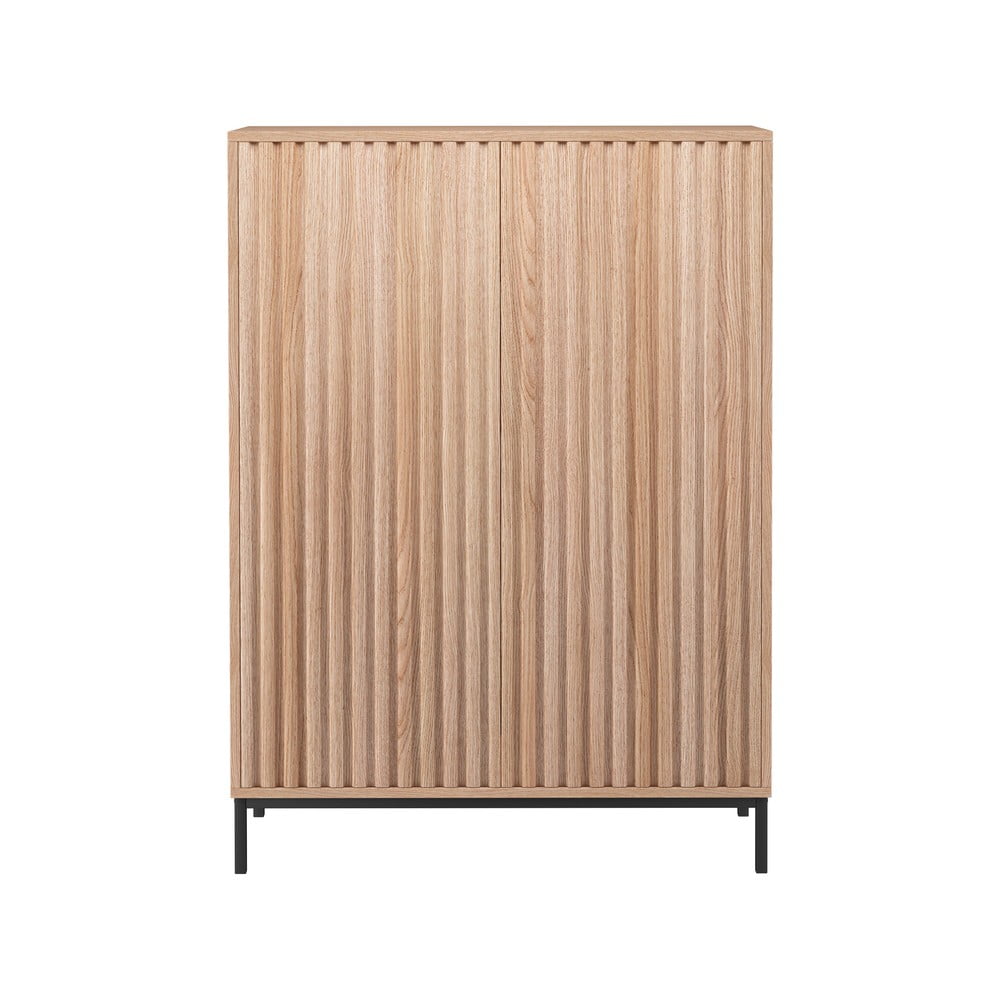 Dulap în culoare naturală cu aspect de lemn de stejar 80x110 cm Celine - Støraa Dulap în culoare naturală cu aspect de lemn de stejar 80x110 cm Celine - Støraa
