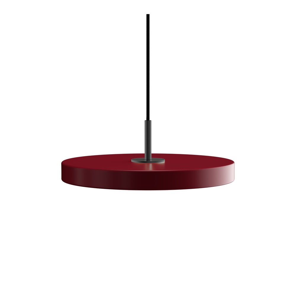 Lustră roșie LED cu abajur din metal ø 31 cm Asteria Mini – UMAGE Lustră roșie LED cu abajur din metal ø 31 cm Asteria Mini – UMAGE