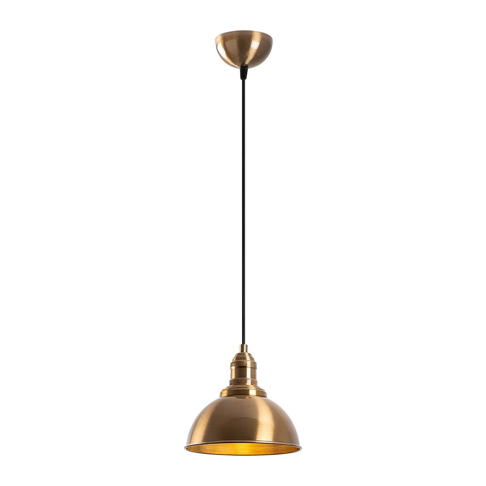 Lustră în culoarea bronz cu abajur din metal ø 21 cm Varzan – Opviq lights Lustră în culoarea bronz cu abajur din metal ø 21 cm Varzan – Opviq lights