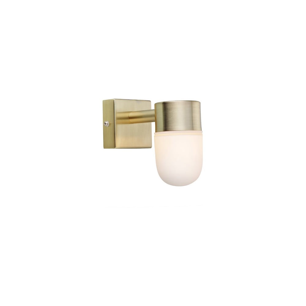 Aplică de perete albă/în culoarea bronz (lungime 6,5 cm) Menton – Markslöjd Aplică de perete albă/în culoarea bronz (lungime 6,5 cm) Menton – Markslöjd