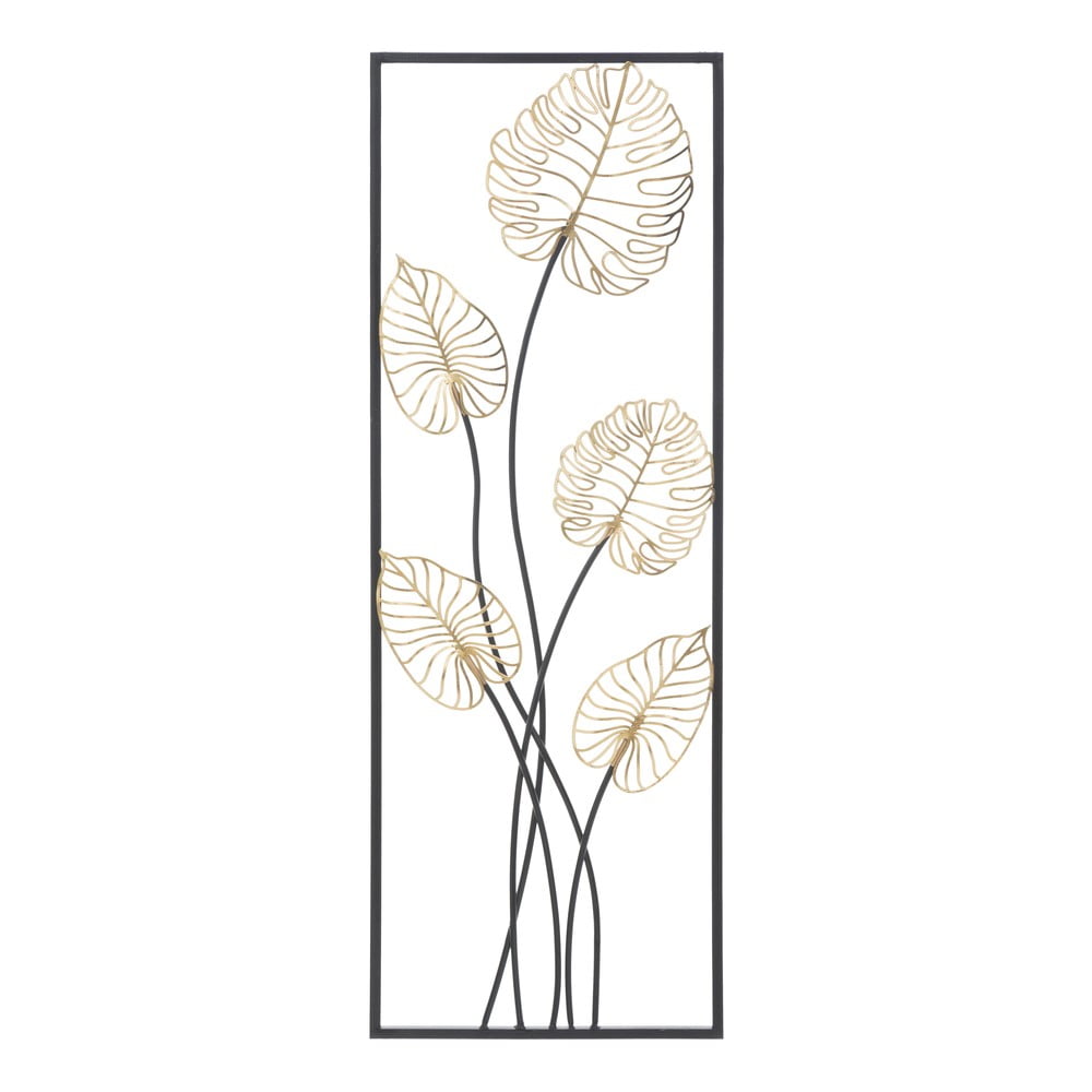 Decorațiune suspendată metalică Mauro Ferretti Luxy -B-, 31 x 90 cm, motive frunze Decorațiune suspendată metalică Mauro Ferretti Luxy -B-, 31 x 90 cm, motive frunze