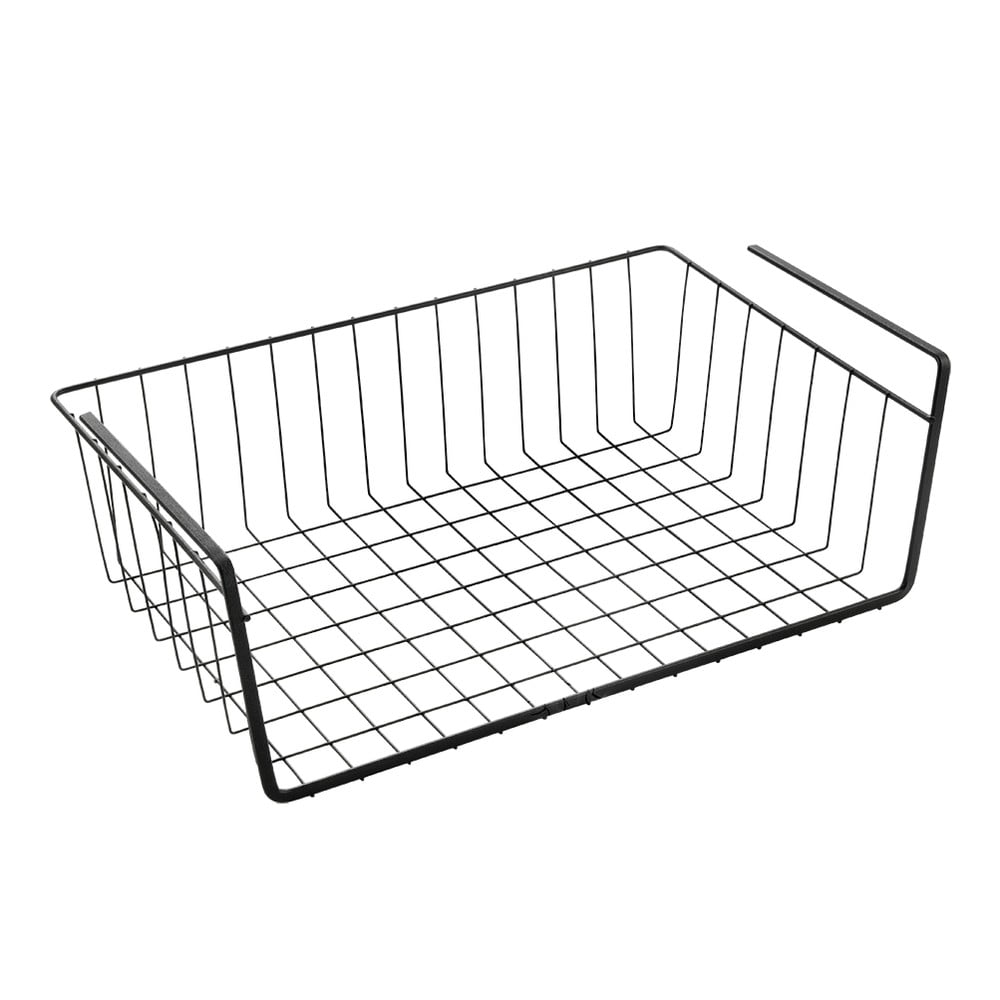 Coș suspendat pentru raft bucătărie Metaltex, lungime 40 cm, negru Coș suspendat pentru raft bucătărie Metaltex, lungime 40 cm, negru