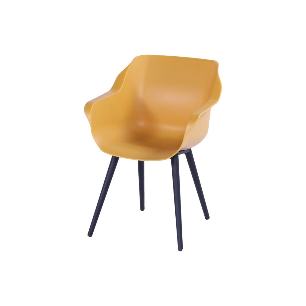 Scaune de grădină galben-ocru 2 buc. din plastic Sophie Studio – Hartman Scaune de grădină galben-ocru 2 buc. din plastic Sophie Studio – Hartman