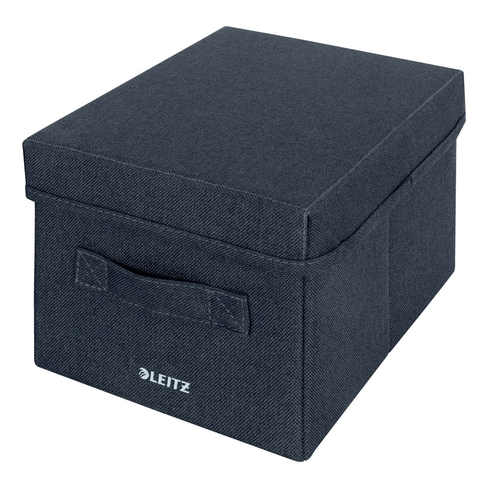 Cutii de depozitare gri-închis 2 buc. din material textil cu capac 19x28.5x16 cm – Leitz Cutii de depozitare gri-închis 2 buc. din material textil cu capac 19x28.5x16 cm – Leitz