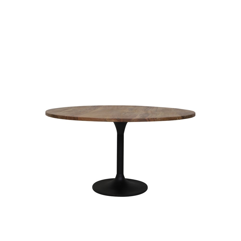Masă de dining în culoare naturală rotundă cu blat din lemn de acacia ø 140 cm Biboca – Light & Living Masă de dining în culoare naturală rotundă cu blat din lemn de acacia ø 140 cm Biboca – Light & Living