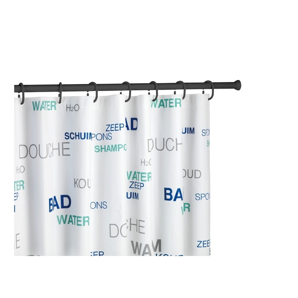 Bară/tijă telescopică pentru perdeaua de duș Wenko Shower Curtain Rod, negru Bară/tijă telescopică pentru perdeaua de duș Wenko Shower Curtain Rod, negru