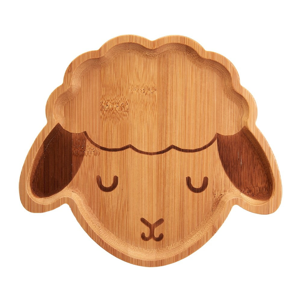 Farfurie din bambus pentru copii Sass & Belle Farmyard Friends Baa Baa Lamb Farfurie din bambus pentru copii Sass & Belle Farmyard Friends Baa Baa Lamb