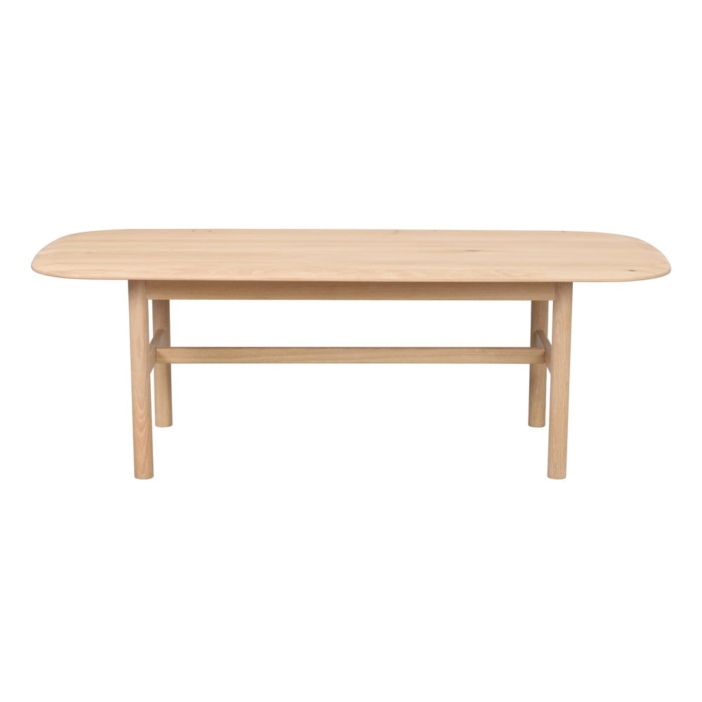 Măsuță de cafea în culoare naturală din lemn masiv de stejar 135x62 cm Hammond - Rowico Măsuță de cafea în culoare naturală din lemn masiv de stejar 135x62 cm Hammond - Rowico