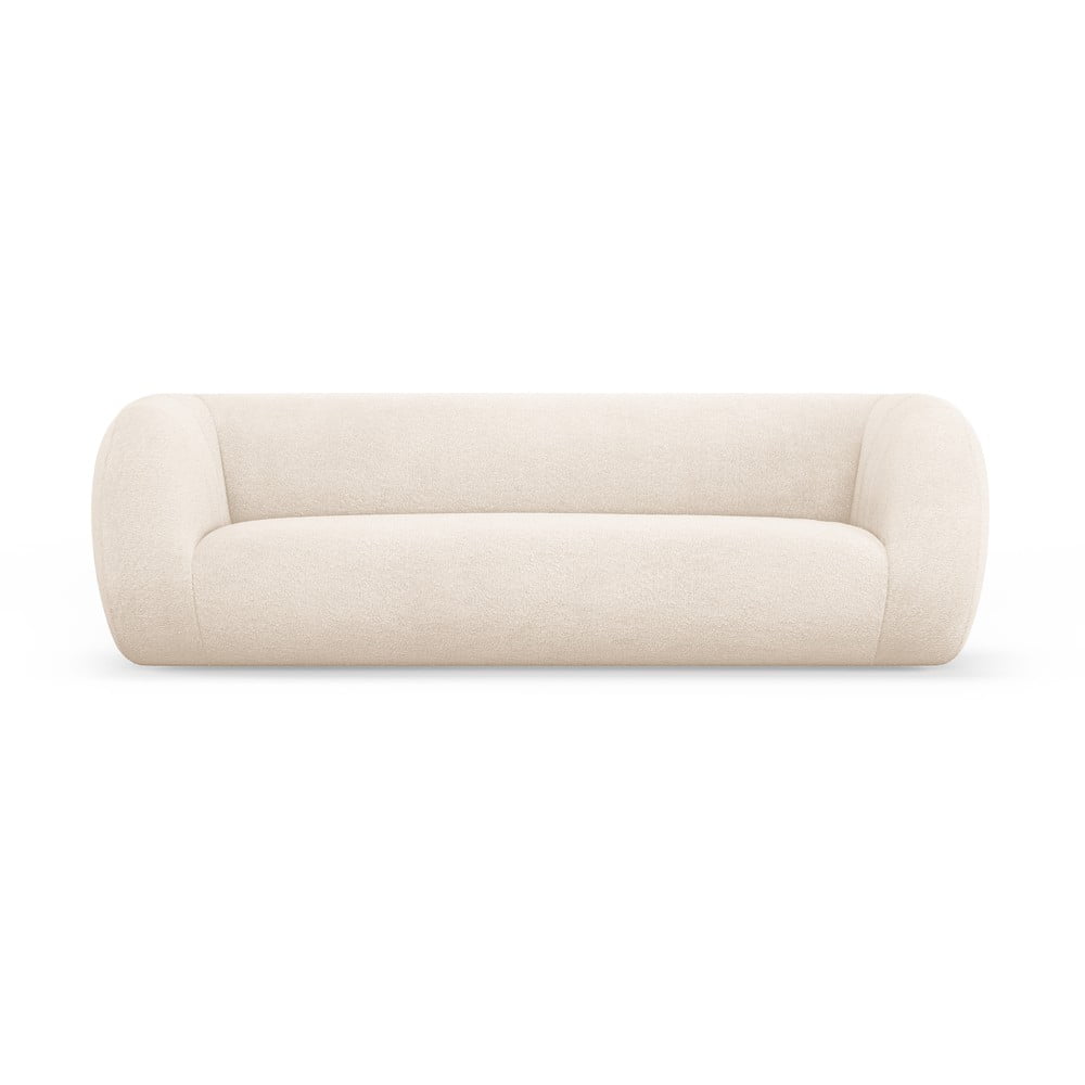 Canapea crem cu tapițerie din stofă bouclé 230 cm Essen – Cosmopolitan Design Canapea crem cu tapițerie din stofă bouclé 230 cm Essen – Cosmopolitan Design