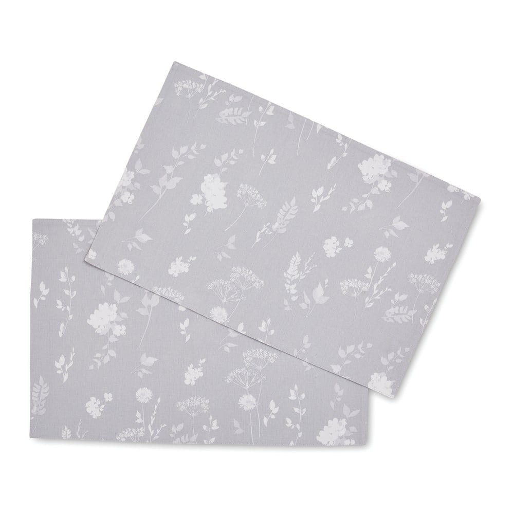 Suport pentru farfurii 2 buc. din material textil 46x30 cm Meadowsweet Floral - Catherine Lansfield Suport pentru farfurii 2 buc. din material textil 46x30 cm Meadowsweet Floral - Catherine Lansfield