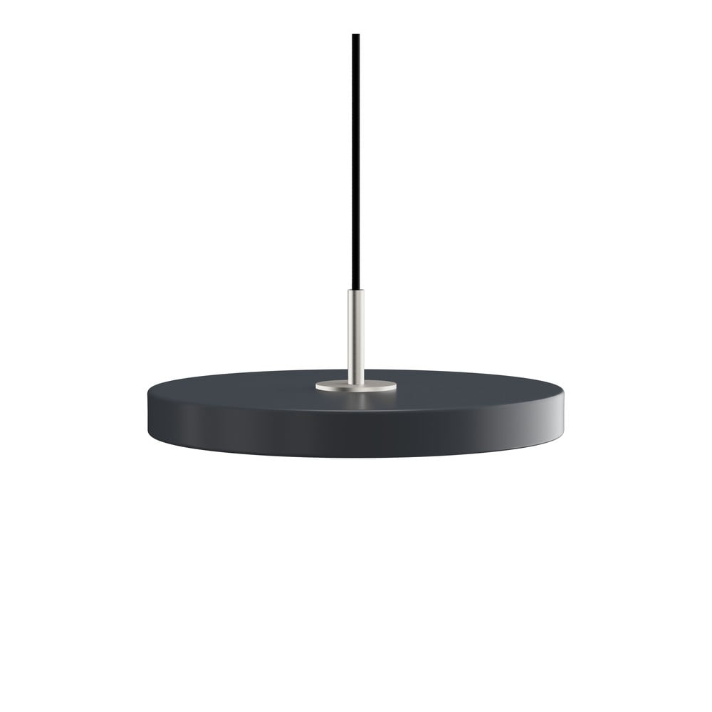 Lustră gri antracit LED cu abajur din metal ø 31 cm Asteria Mini – UMAGE Lustră gri antracit LED cu abajur din metal ø 31 cm Asteria Mini – UMAGE