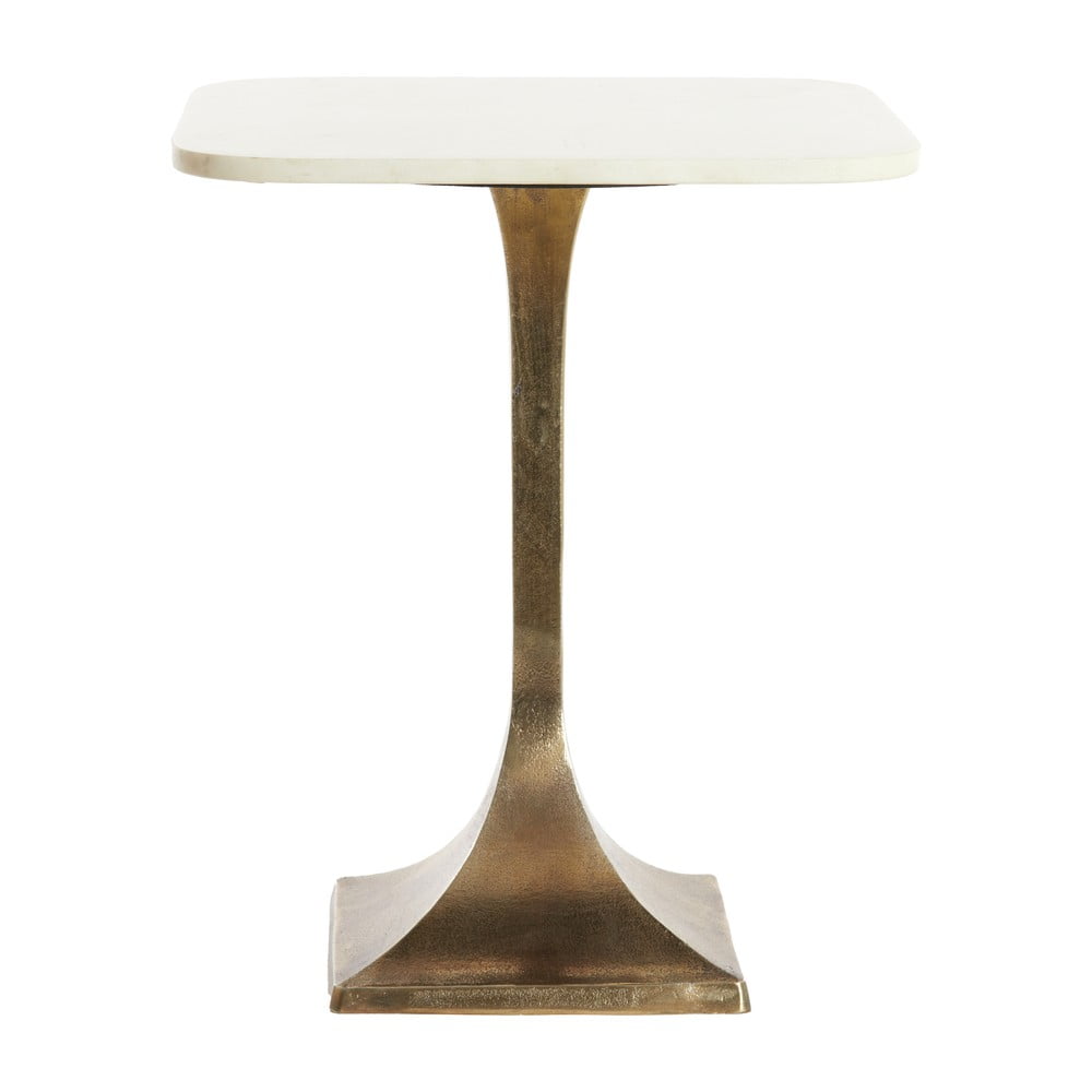 Măsuță auxiliară cu blat cu aspect de marmură ø 45 cm Rickerd – Light & Living Măsuță auxiliară cu blat cu aspect de marmură ø 45 cm Rickerd – Light & Living