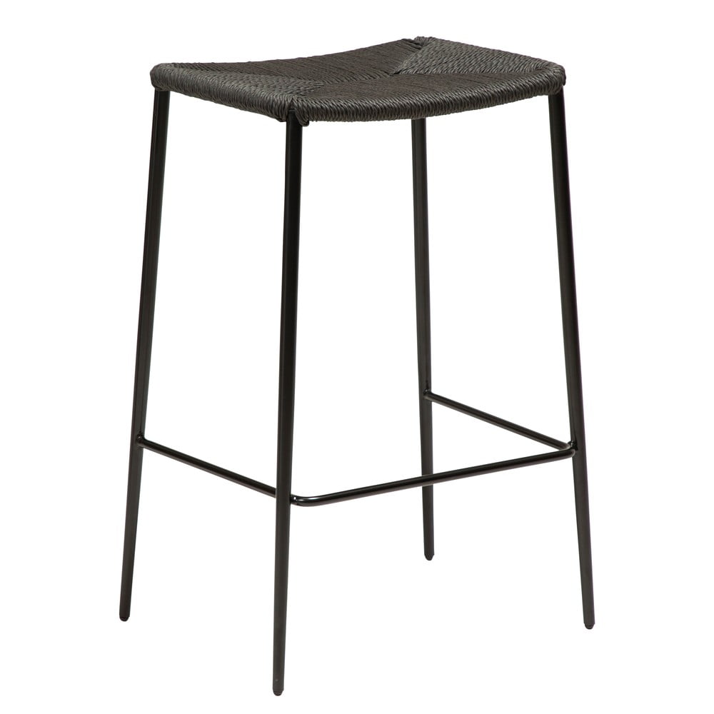 Scaun bar cu picioare din oțel DAN-FORM Stiletto, negru, înălțime 68 cm Scaun bar cu picioare din oțel DAN-FORM Stiletto, negru, înălțime 68 cm