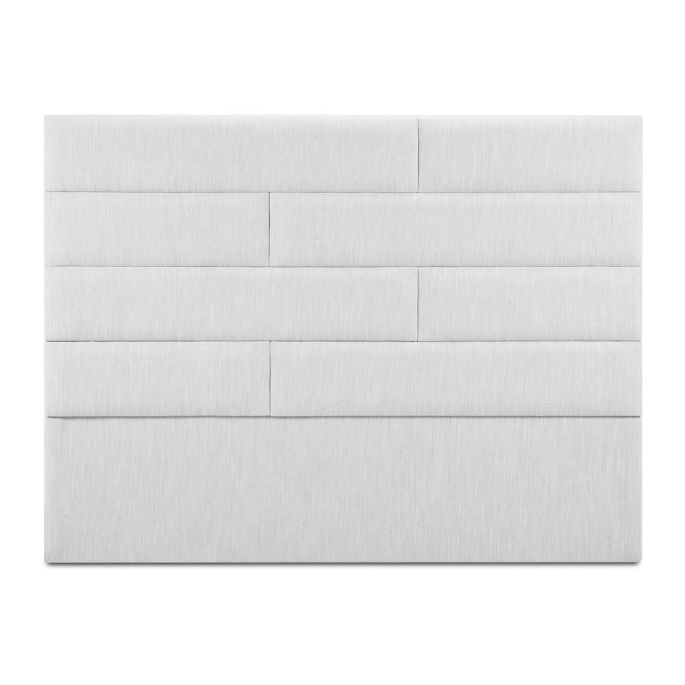 Tăblie de pat gri deschis tapițată 140x120 cm NY - Cosmopolitan Design Tăblie de pat gri deschis tapițată 140x120 cm NY - Cosmopolitan Design
