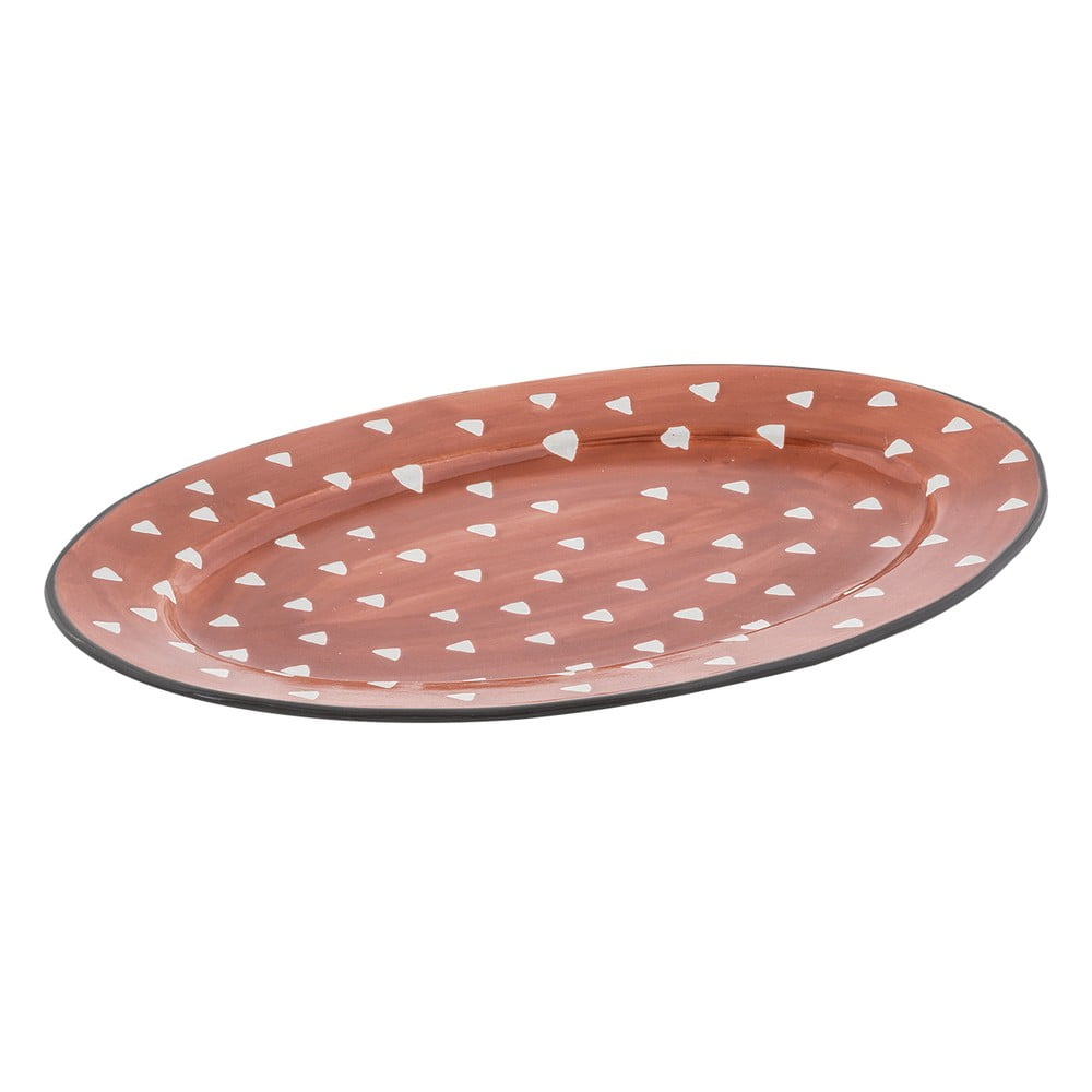 Farfurie ovală din ceramică Villa Altachiara Candy, 36,5 x 26 cm, roșu Farfurie ovală din ceramică Villa Altachiara Candy, 36,5 x 26 cm, roșu