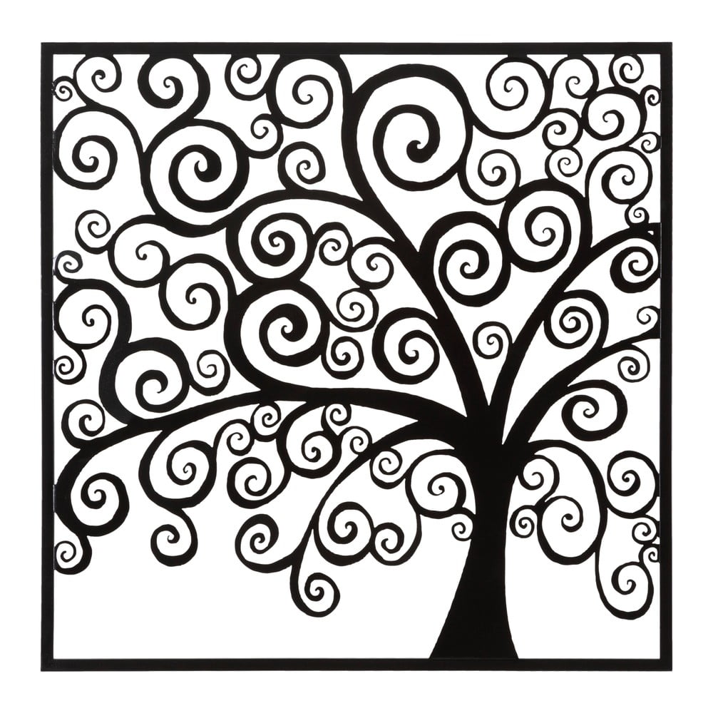 Decorațiune de perete din metal 100x100 cm Three Plus – Mauro Ferretti Decorațiune de perete din metal 100x100 cm Three Plus – Mauro Ferretti