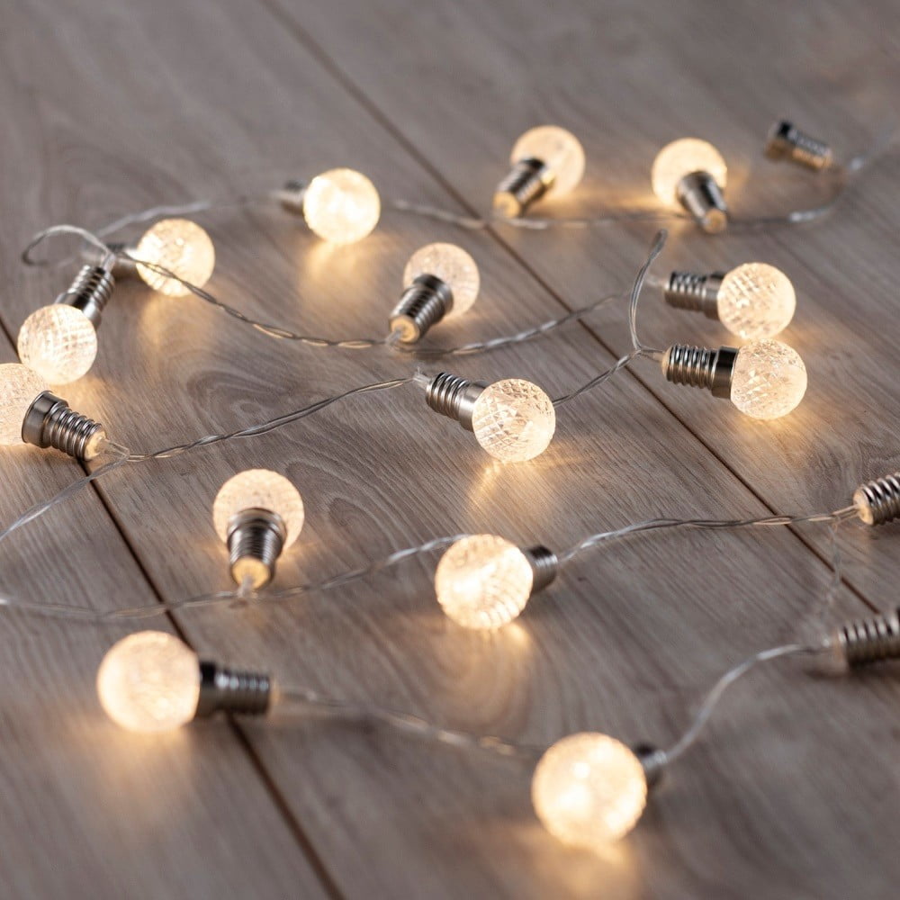 Ghirlandă luminoasă cu LED în formă de mărgele DecoKing Cicle, 2,4 m, 20 beculețe Ghirlandă luminoasă cu LED în formă de mărgele DecoKing Cicle, 2,4 m, 20 beculețe
