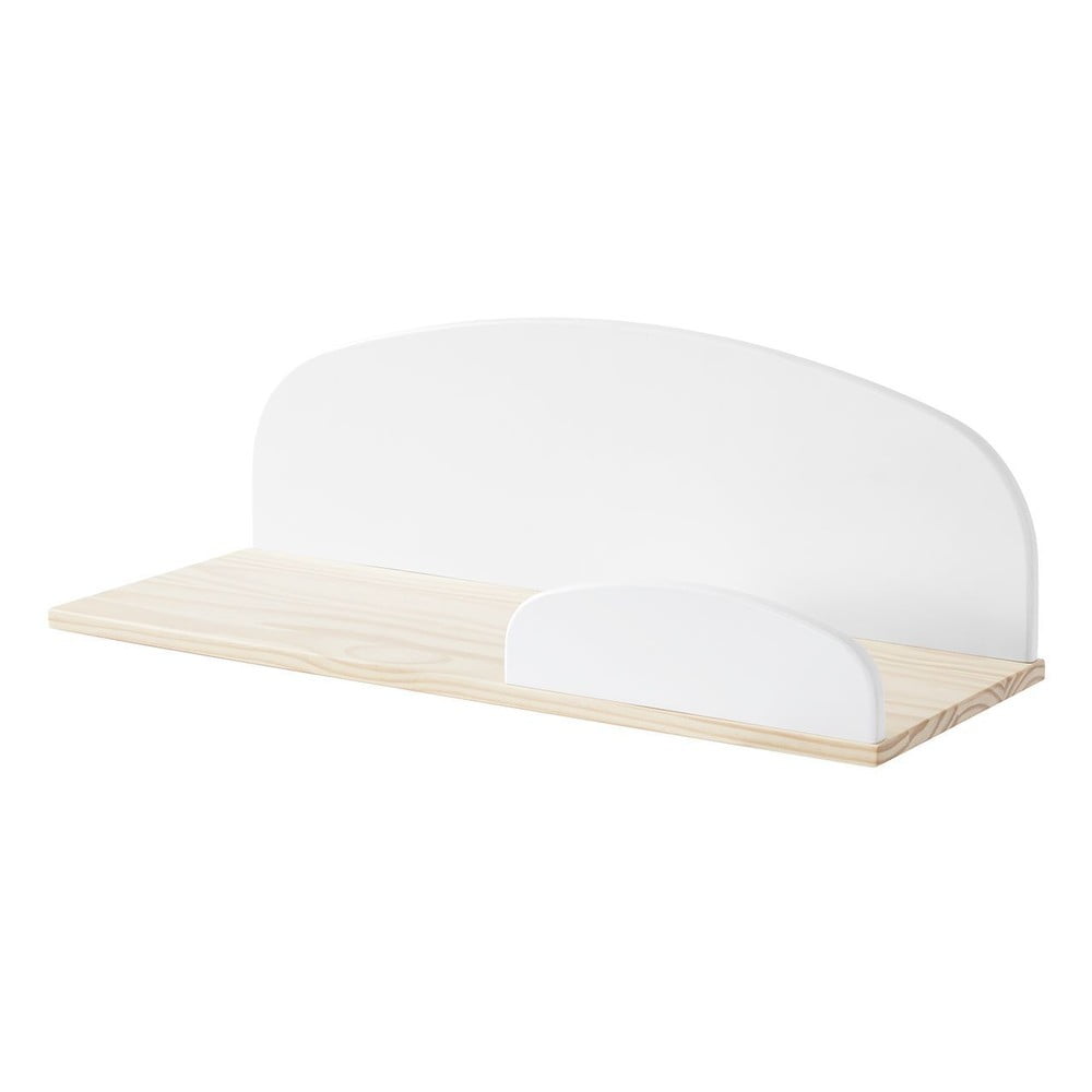 Raft de copii alb/în culoare naturală cu aspect de lemn de pin Kiddy - Vipack Raft de copii alb/în culoare naturală cu aspect de lemn de pin Kiddy - Vipack