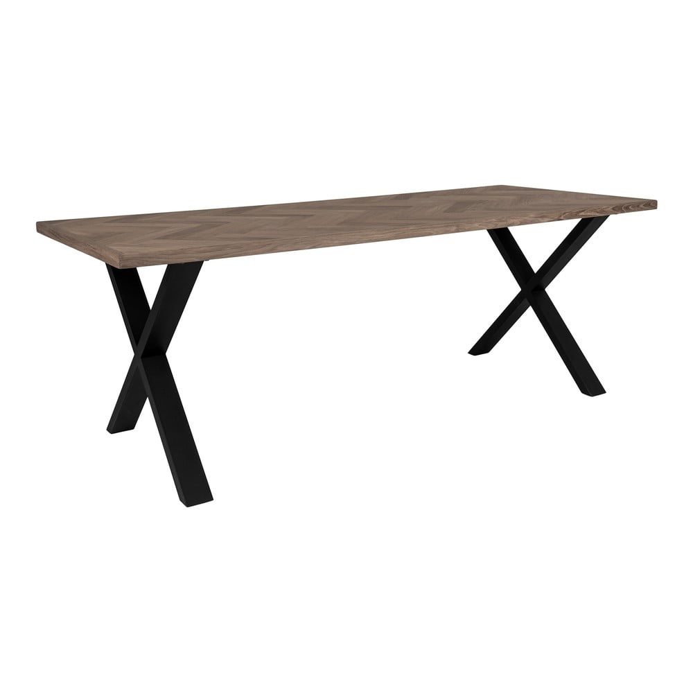 Masă de dining cu aspect de lemn de stejar 95x200 cm Bordeaux – House Nordic Masă de dining cu aspect de lemn de stejar 95x200 cm Bordeaux – House Nordic