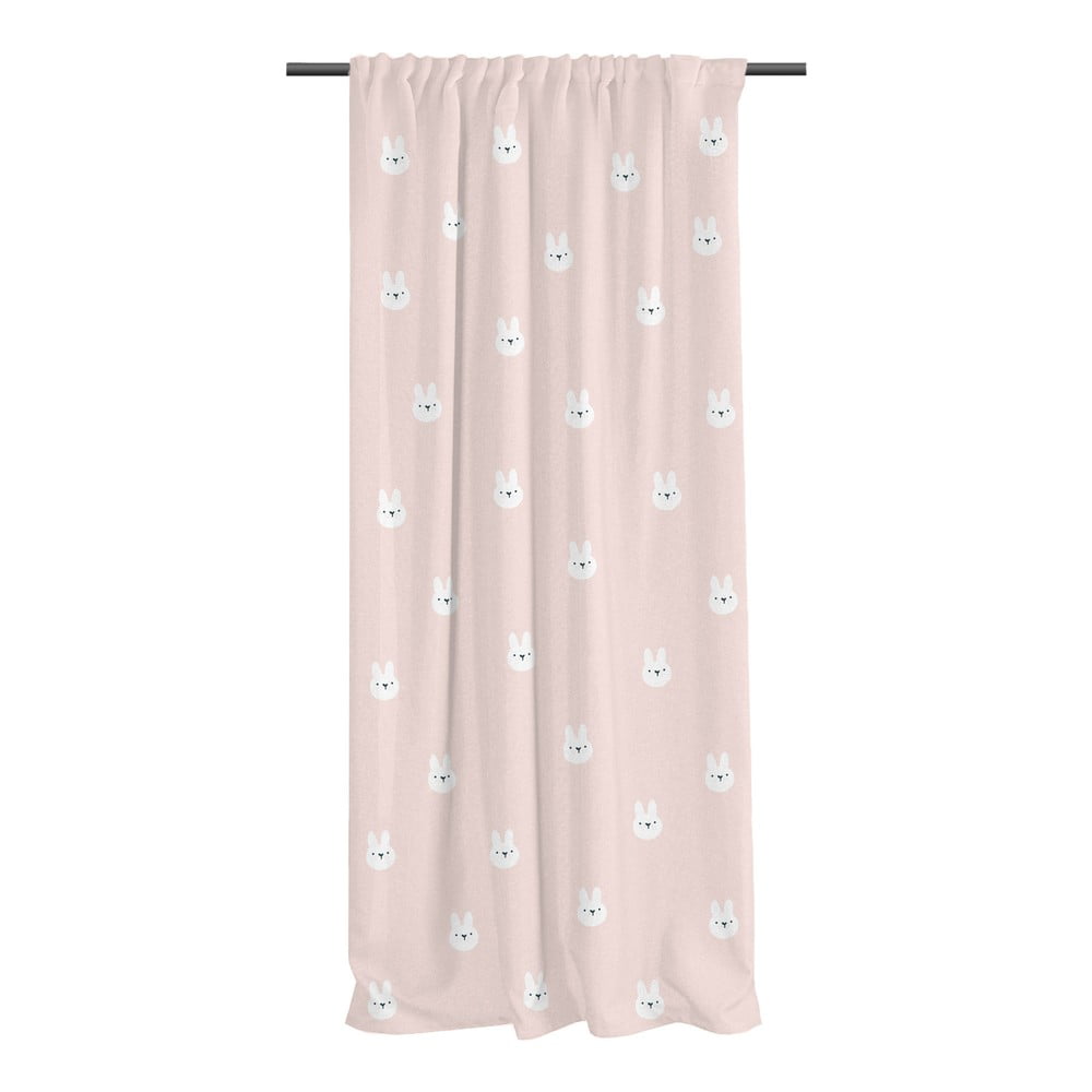 Draperie roz pentru copii 250x110 cm Sweet Bunnies - Butter Kings Draperie roz pentru copii 250x110 cm Sweet Bunnies - Butter Kings