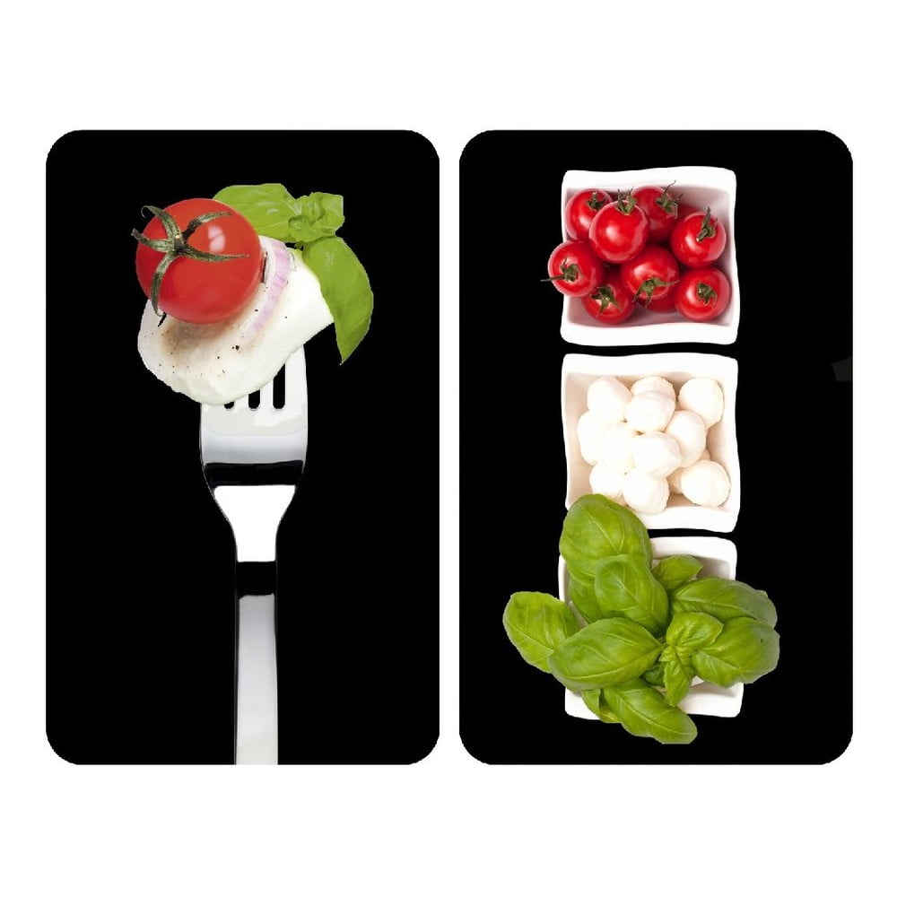 Set 2 protecții din sticlă pentru aragaz Wenko Caprese, 52 x 30 cm Set 2 protecții din sticlă pentru aragaz Wenko Caprese, 52 x 30 cm