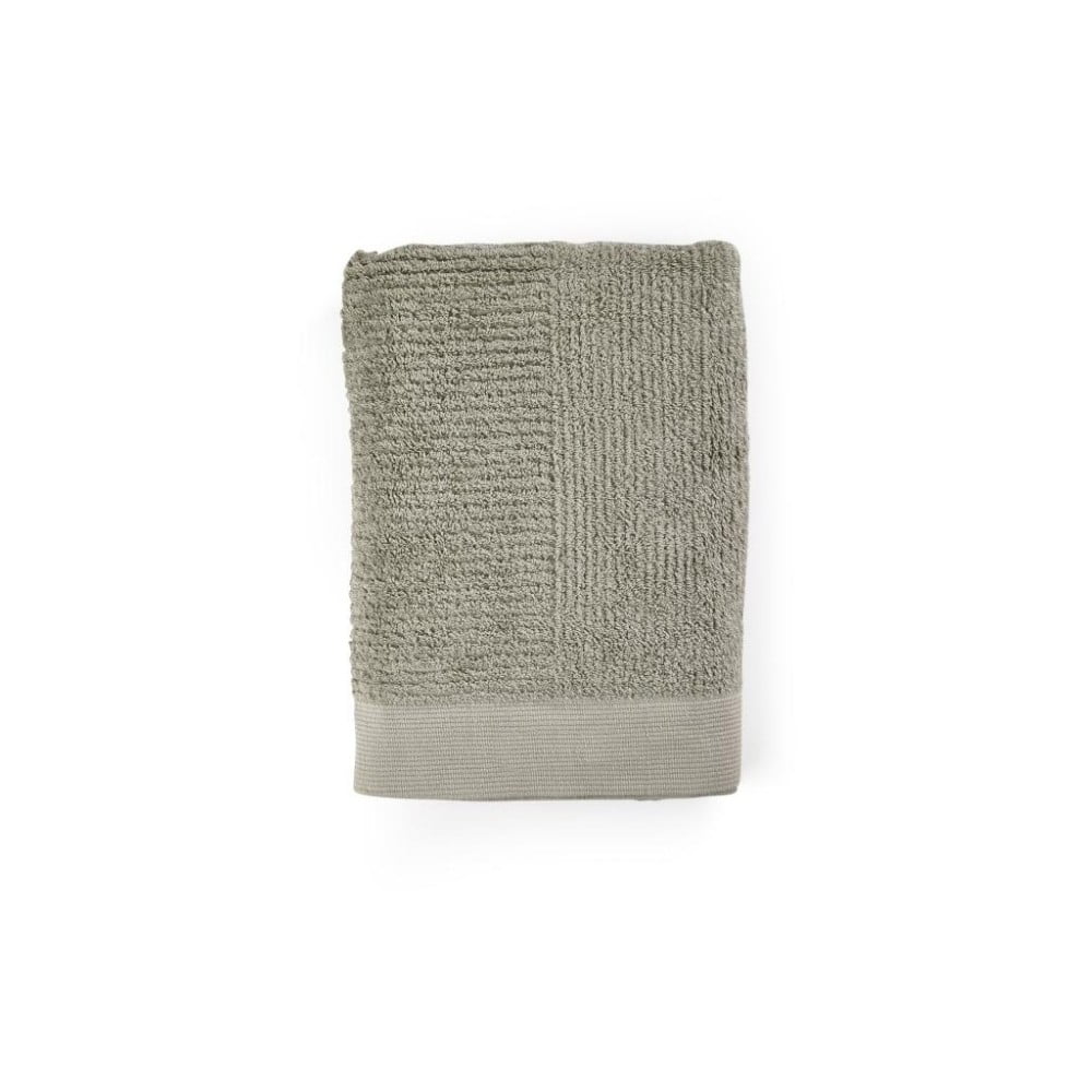 Prosop din bumbac 100 % Zone Classic Eucalyptus, 70 x 140 cm, gri verde Prosop din bumbac 100 % Zone Classic Eucalyptus, 70 x 140 cm, gri verde