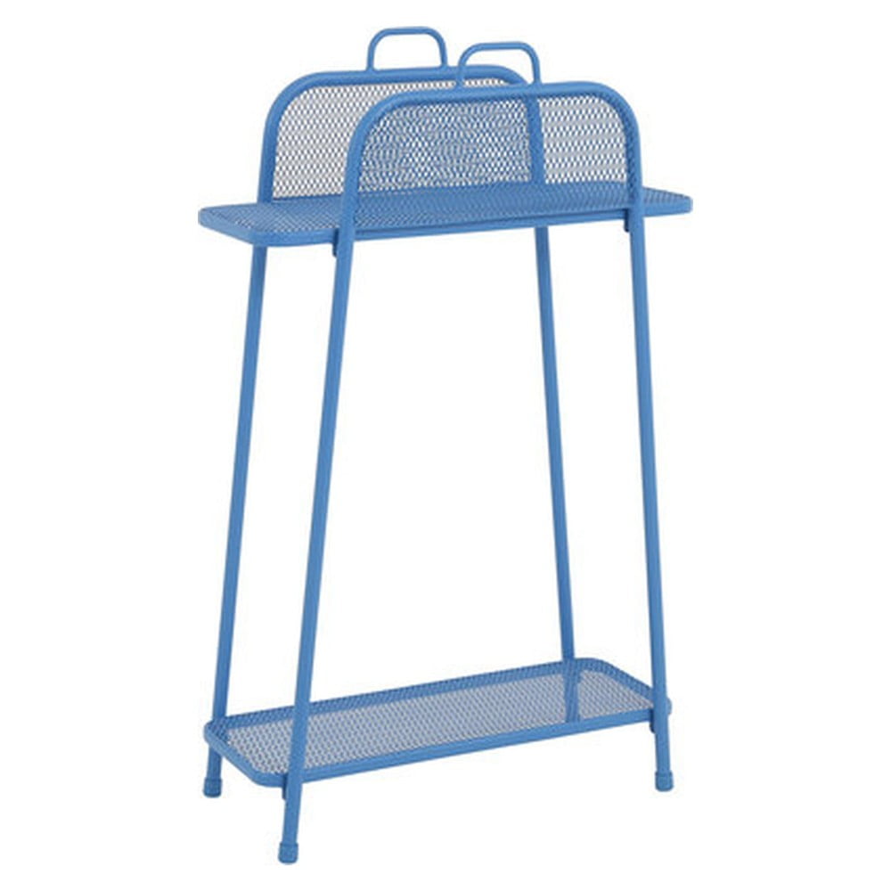 Etajeră de balcon metalică Garden Pleasure MWH, înălțime 105,5 cm, albastru Etajeră de balcon metalică Garden Pleasure MWH, înălțime 105,5 cm, albastru