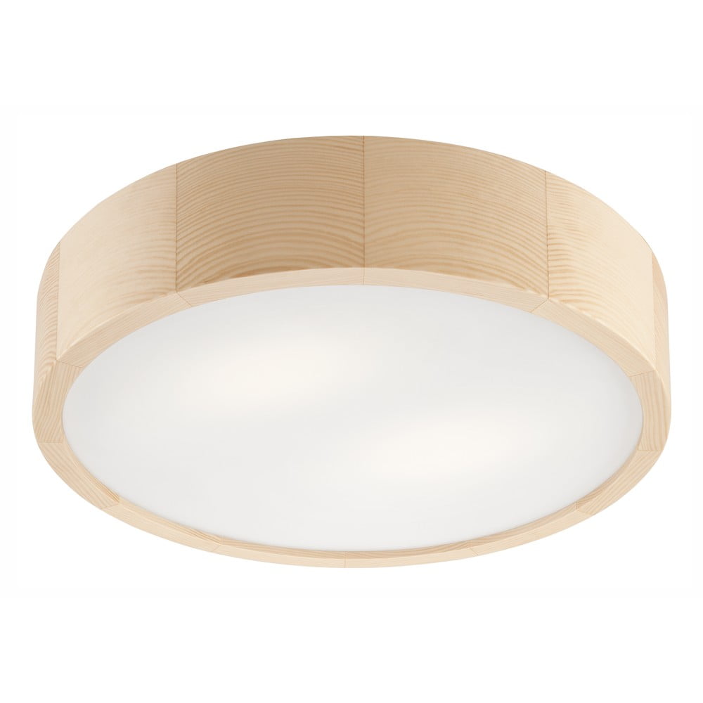 Plafonieră maro deschis cu abajur din sticlă ø 37 cm Eveline – LAMKUR Plafonieră maro deschis cu abajur din sticlă ø 37 cm Eveline – LAMKUR