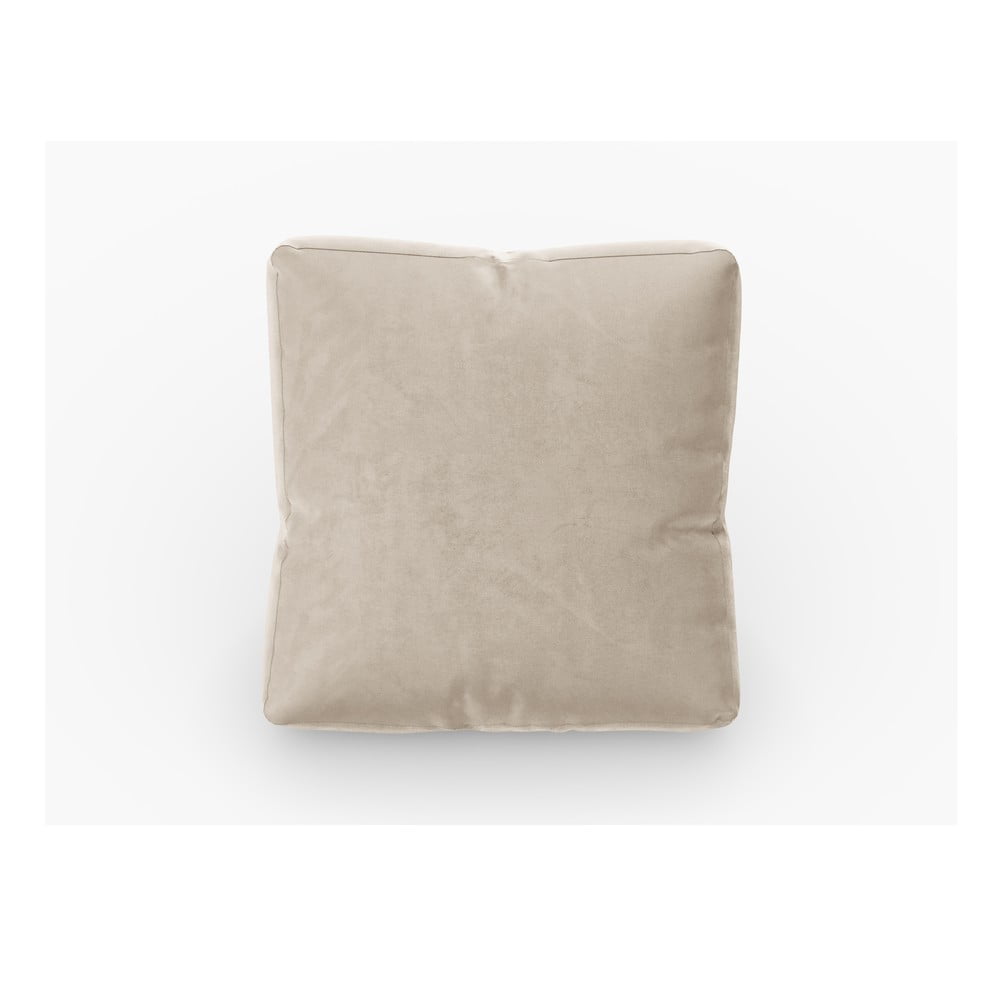 Pernă pentru canapea modulară bej cu tapițerie din catifea Rome Velvet - Cosmopolitan Design Pernă pentru canapea modulară bej cu tapițerie din catifea Rome Velvet - Cosmopolitan Design