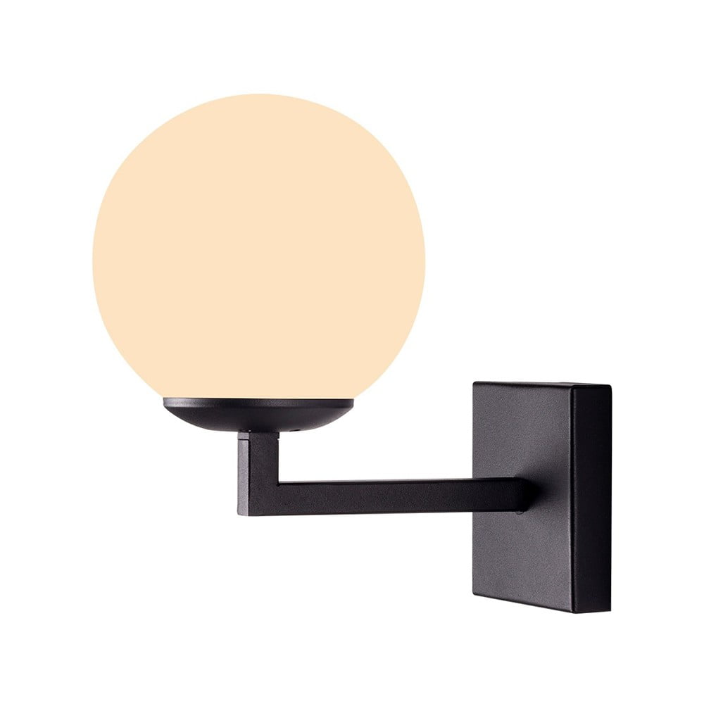Aplică de perete neagră din metal ø 15 cm Profil – Squid Lighting Aplică de perete neagră din metal ø 15 cm Profil – Squid Lighting