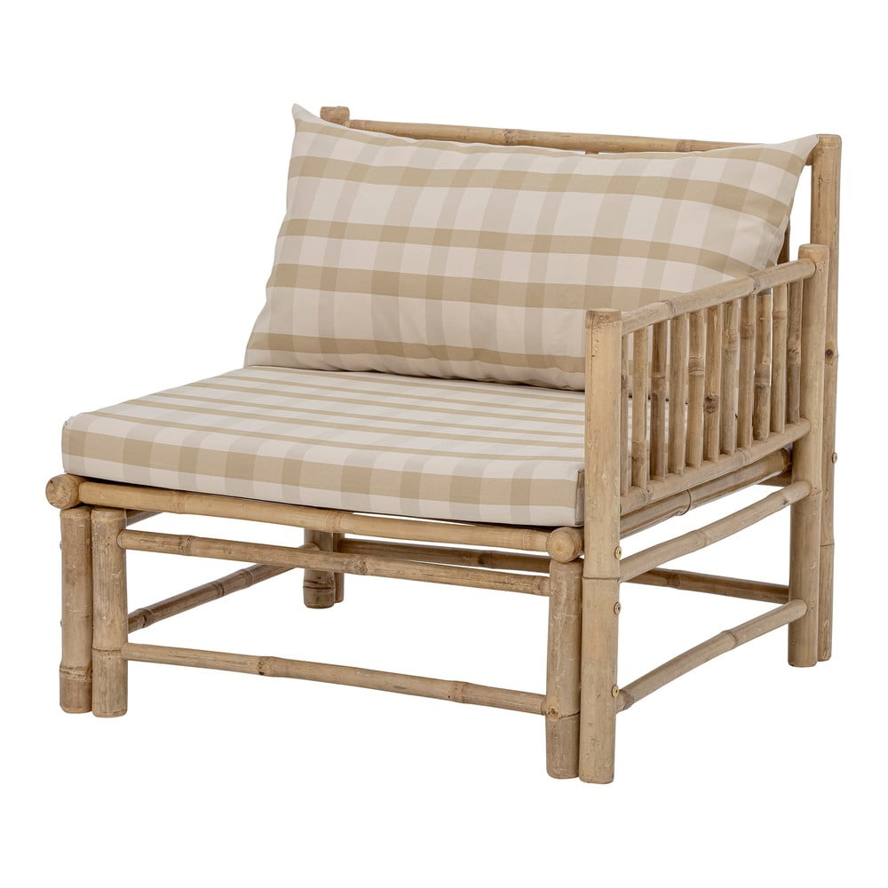 Modul de canapea de grădină natural (partea dreaptă) Korfu – Bloomingville Modul de canapea de grădină natural (partea dreaptă) Korfu – Bloomingville