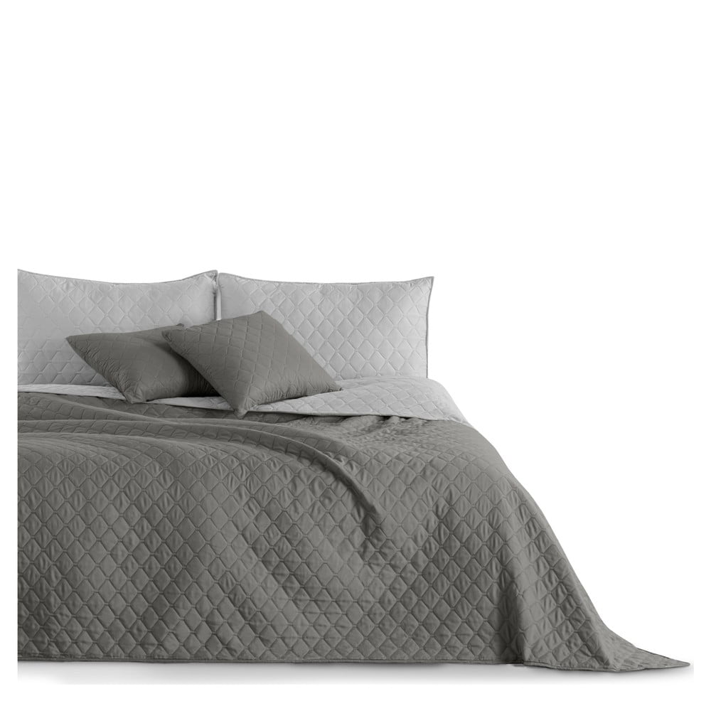 Cuvertură cu 2 fețe din microfibră DecoKing Axel, 200 x 220 cm, gri Cuvertură cu 2 fețe din microfibră DecoKing Axel, 200 x 220 cm, gri
