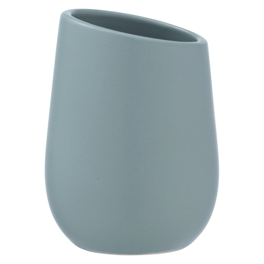 Suport pentru periuța de dinți albastru deschis din ceramică Badi – Wenko Suport pentru periuța de dinți albastru deschis din ceramică Badi – Wenko