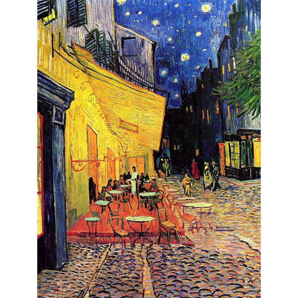 Reproducere pe pânză după Vincent van Gogh - Cafe Terrac, 45 x 60 cm Reproducere pe pânză după Vincent van Gogh - Cafe Terrac, 45 x 60 cm