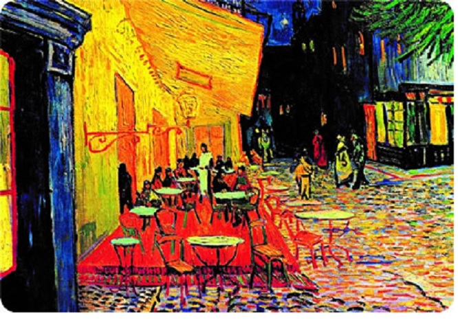 Suport farfurie - Van Gogh - Terrasse du Cafe | Cartexpo