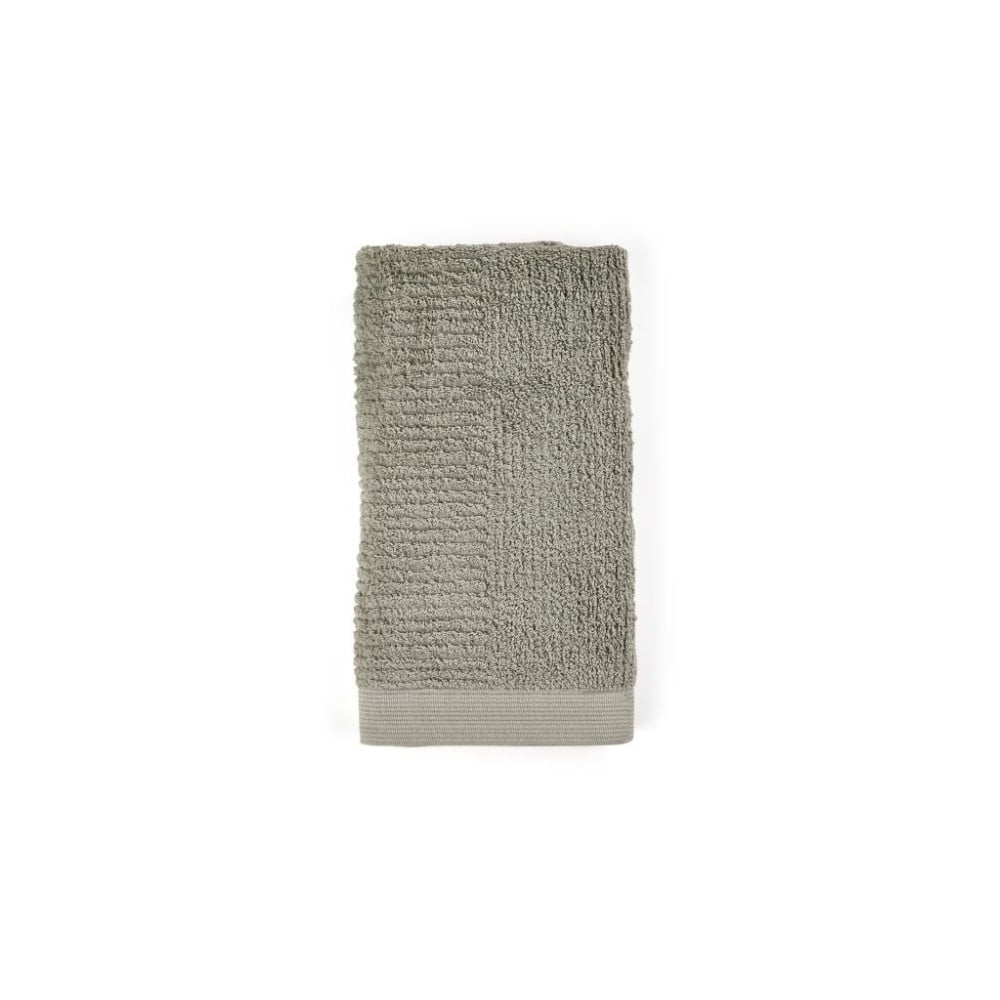 Prosop din bumbac 100% Zone Classic Eucalyptus, 50 x 100 cm, gri verde Prosop din bumbac 100% Zone Classic Eucalyptus, 50 x 100 cm, gri verde