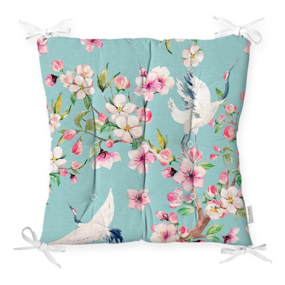 Pernă pentru scaun Minimalist Cushion Covers Flowers and Bird, 40 x 40 cm Pernă pentru scaun Minimalist Cushion Covers Flowers and Bird, 40 x 40 cm