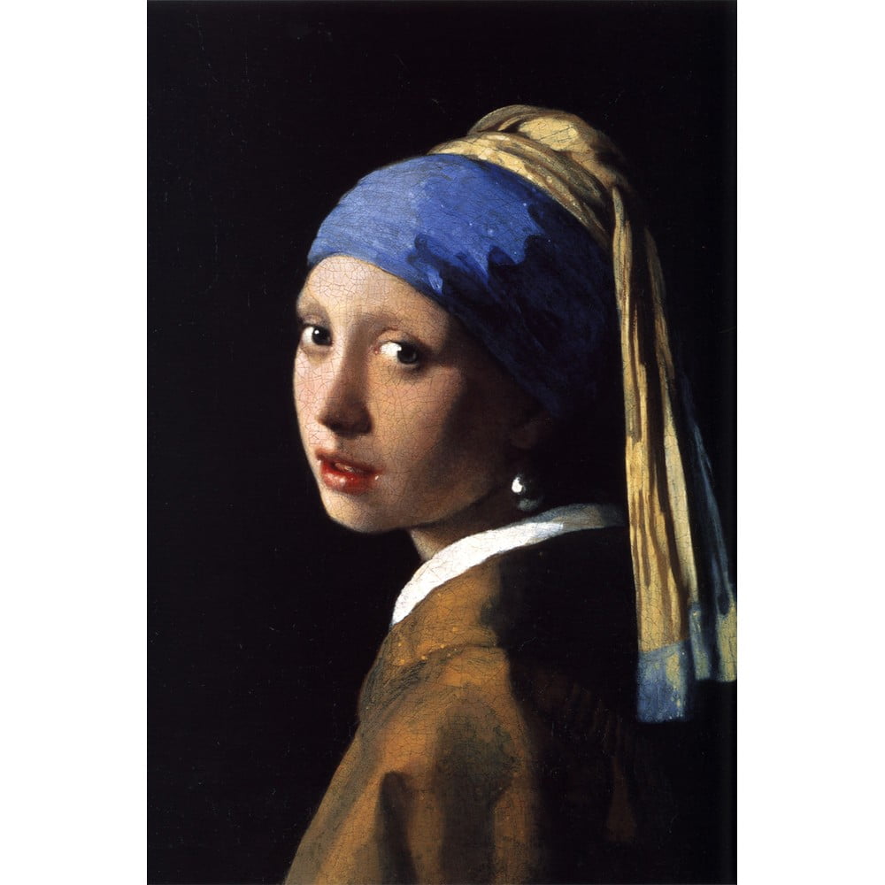 Reproducere tablou Johannes Vermeer - Girl with a Pearl Earring, 40 x 30 cm Reproducere tablou Johannes Vermeer - Girl with a Pearl Earring, 40 x 30 cm