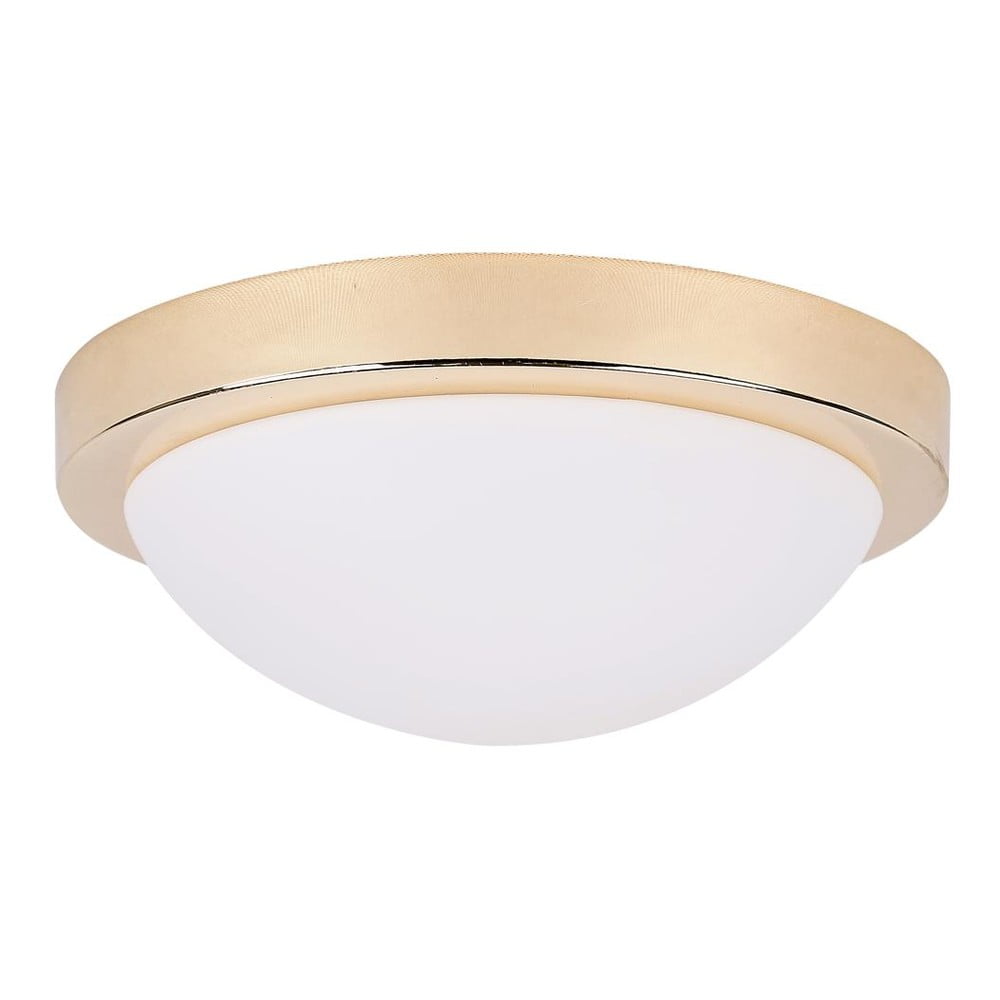 Plafonieră aurie cu abajur din sticlă ø 28 cm Roda – Candellux Lighting Plafonieră aurie cu abajur din sticlă ø 28 cm Roda – Candellux Lighting