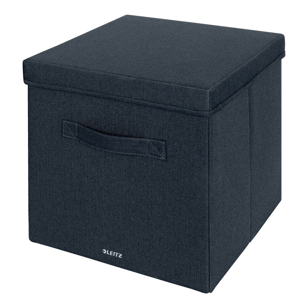 Cutii de depozitare gri-închis 2 buc. din material textil cu capac 33x38x32.5 cm – Leitz Cutii de depozitare gri-închis 2 buc. din material textil cu capac 33x38x32.5 cm – Leitz
