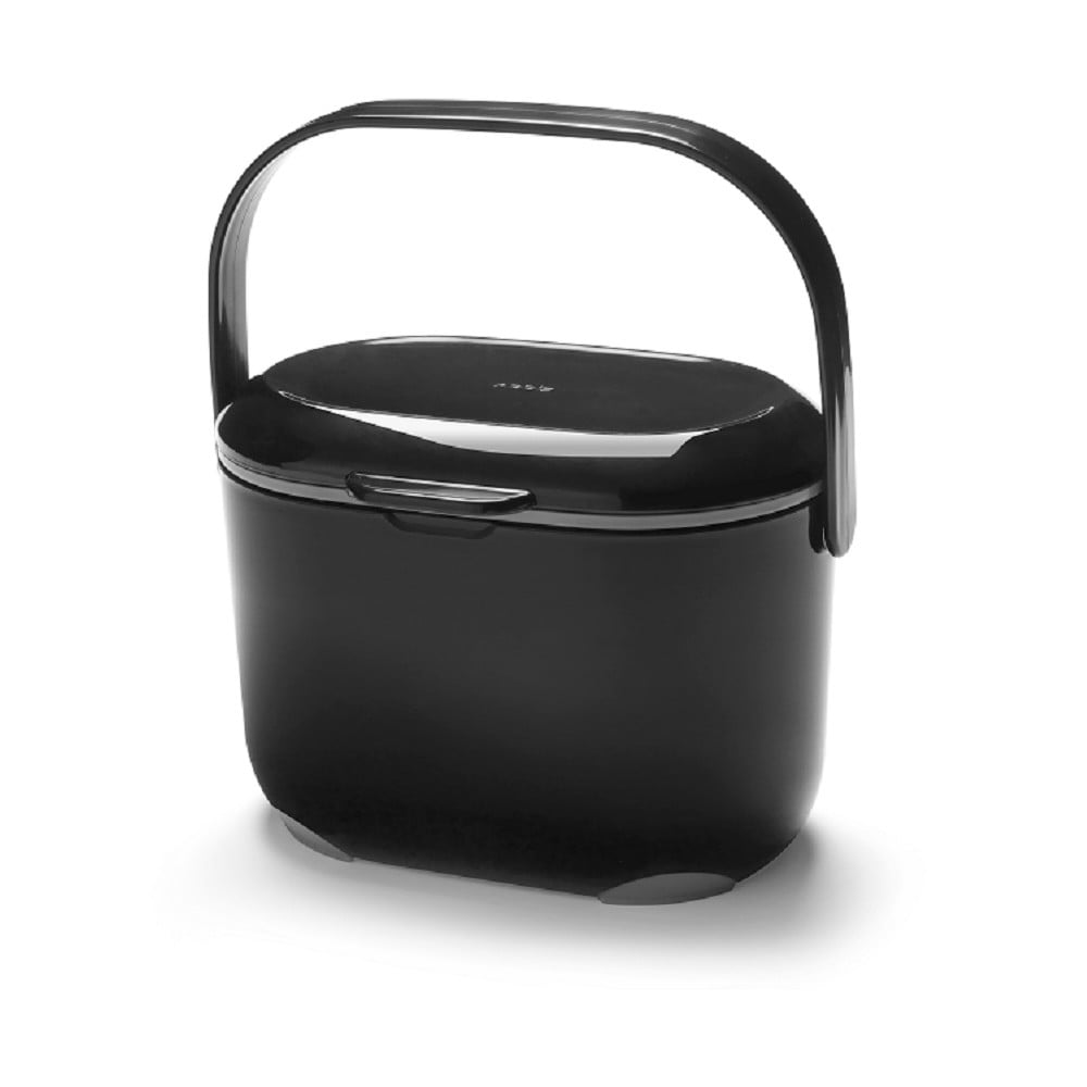 Recipient pentru deșeuri compostabile Addis Caddy, 2,5 l, negru-gri Recipient pentru deșeuri compostabile Addis Caddy, 2,5 l, negru-gri