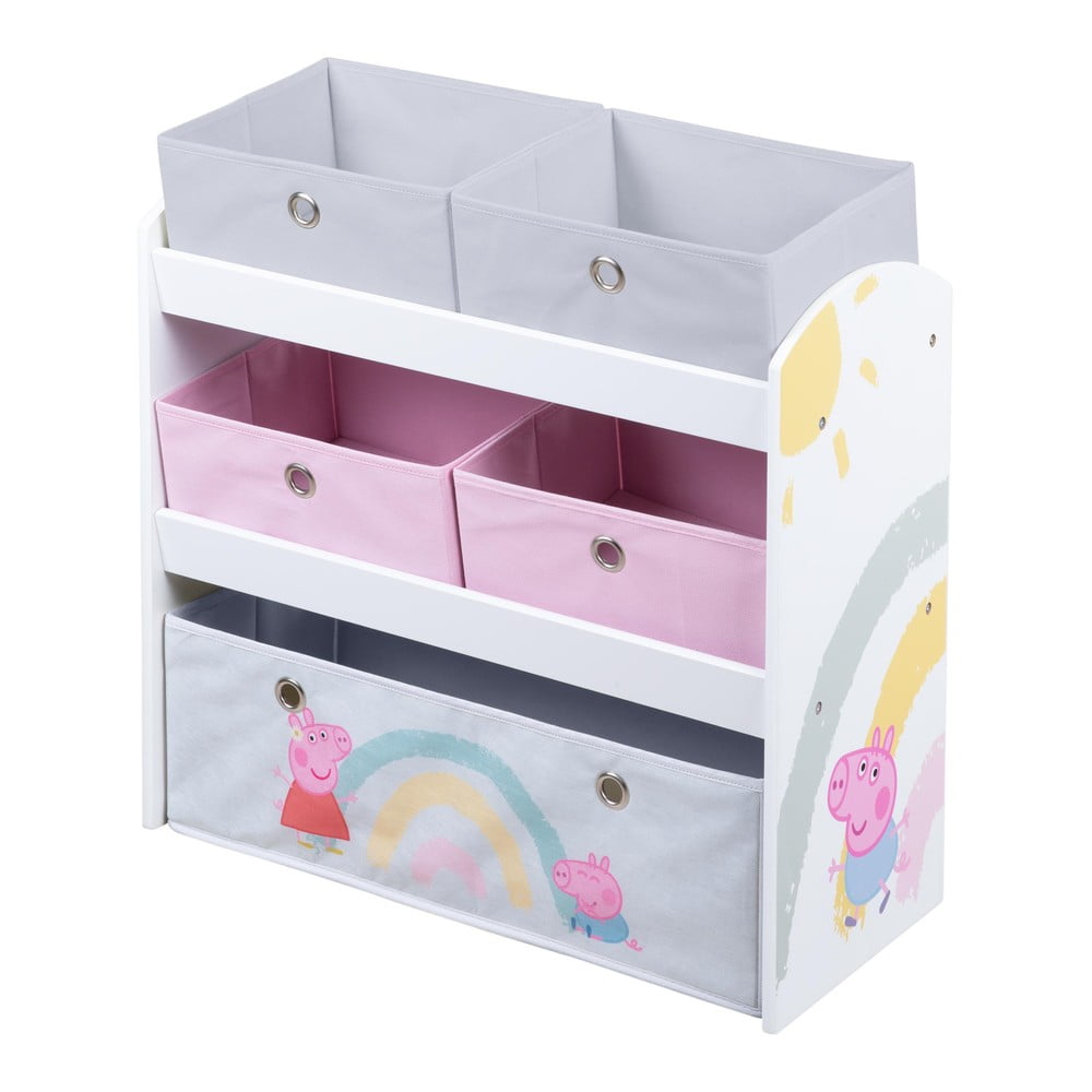 Organizator de jucării pentru copii 63.5x29.5x67 cm Peppa Pig – Roba Organizator de jucării pentru copii 63.5x29.5x67 cm Peppa Pig – Roba