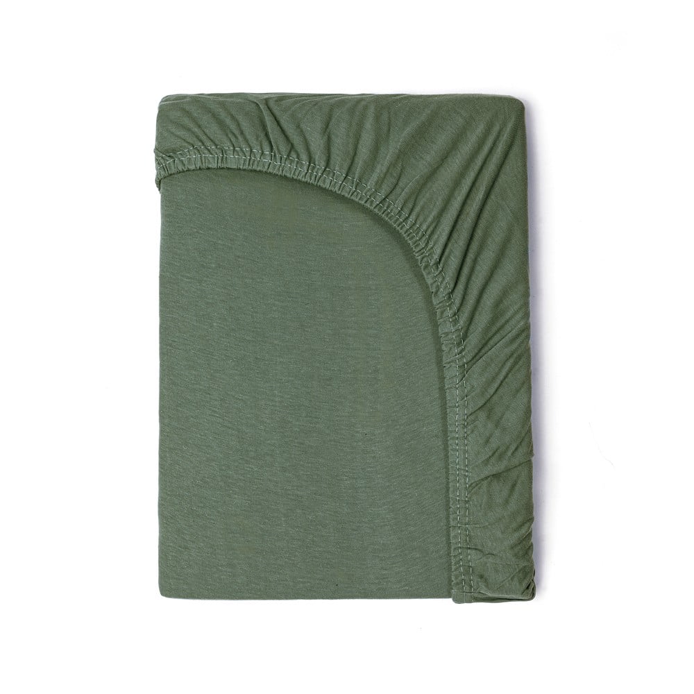 Cearșaf elastic din bumbac pentru copii Good Morning, 60 x 120 cm, verde Cearșaf elastic din bumbac pentru copii Good Morning, 60 x 120 cm, verde