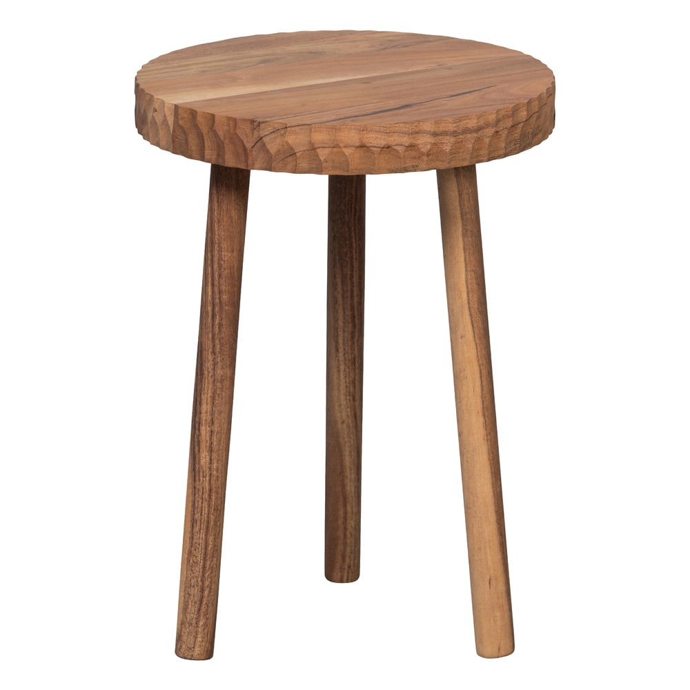 Măsuță auxiliară rotundă din lemn de acacia ø 32 cm Manzi – WOOOD Măsuță auxiliară rotundă din lemn de acacia ø 32 cm Manzi – WOOOD