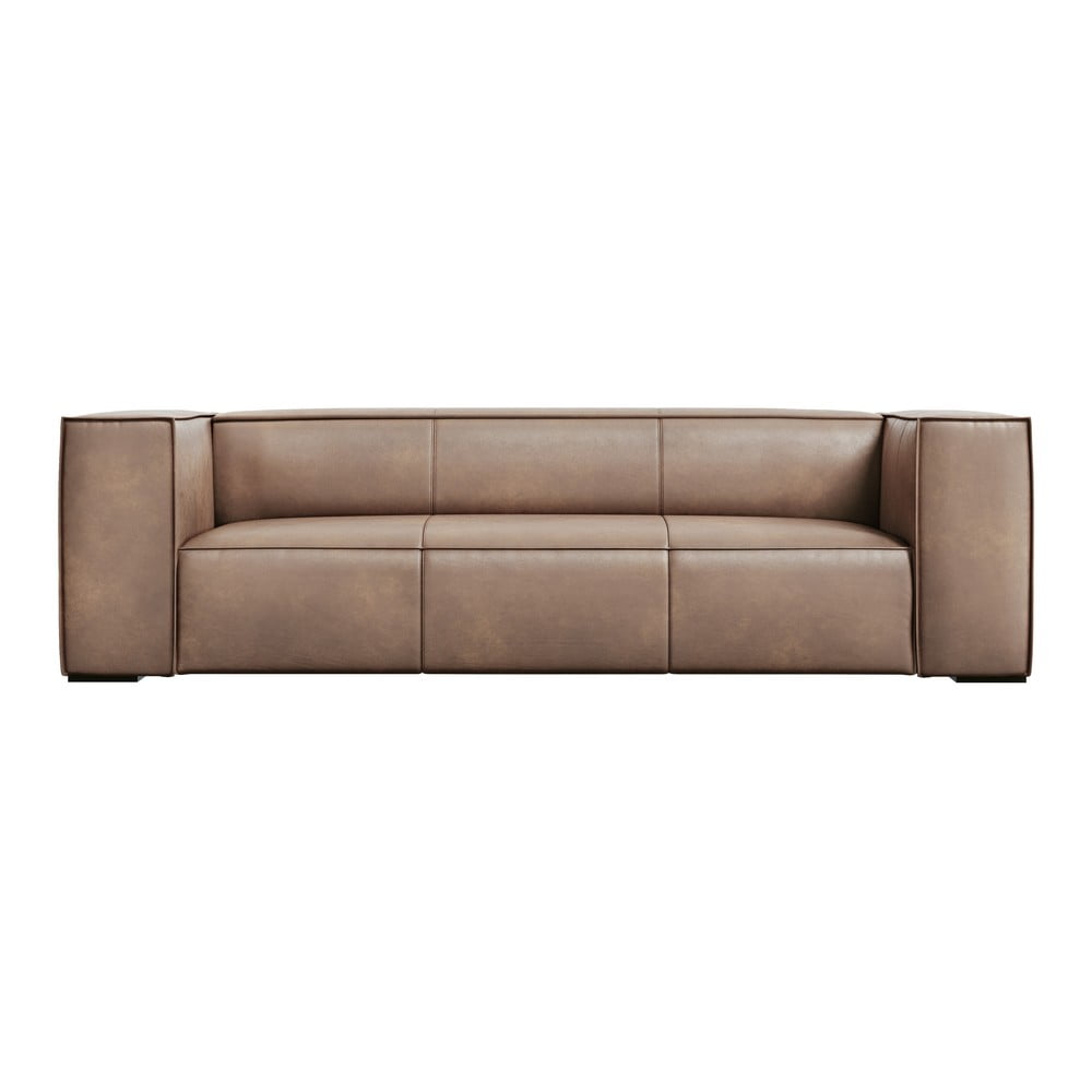 Canapea maro deschis cu tapițerie din piele 227 cm Madame – Windsor & Co Sofas Canapea maro deschis cu tapițerie din piele 227 cm Madame – Windsor & Co Sofas
